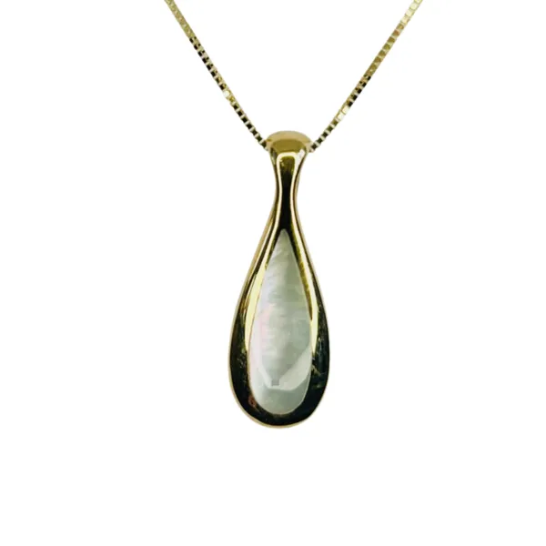 14K Yellow Kabana White MOP Pendant Diny's Jewelers Middleton, WI