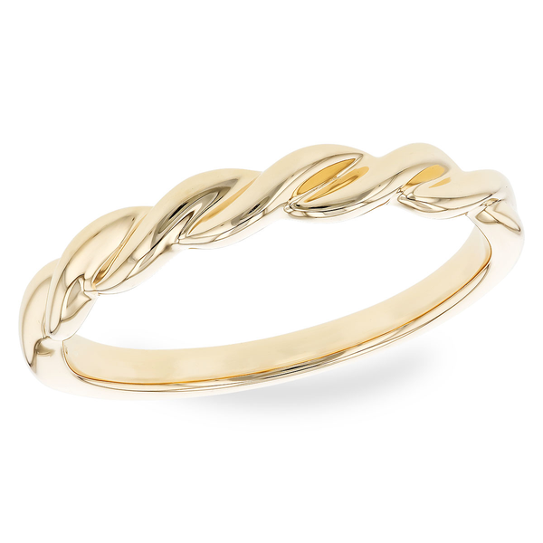 14K Yellow Gold Braided/Twisted Wedding Band Diny's Jewelers Middleton, WI