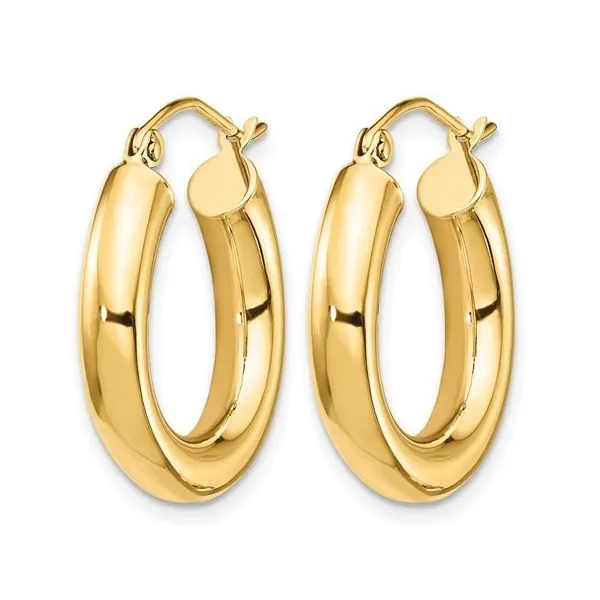 14KY Earrings Tube Hoop Diny's Jewelers Middleton, WI