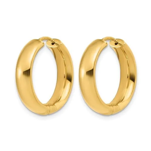 14KY Er Huggie Hoop 20x4.8mm Diny's Jewelers Middleton, WI