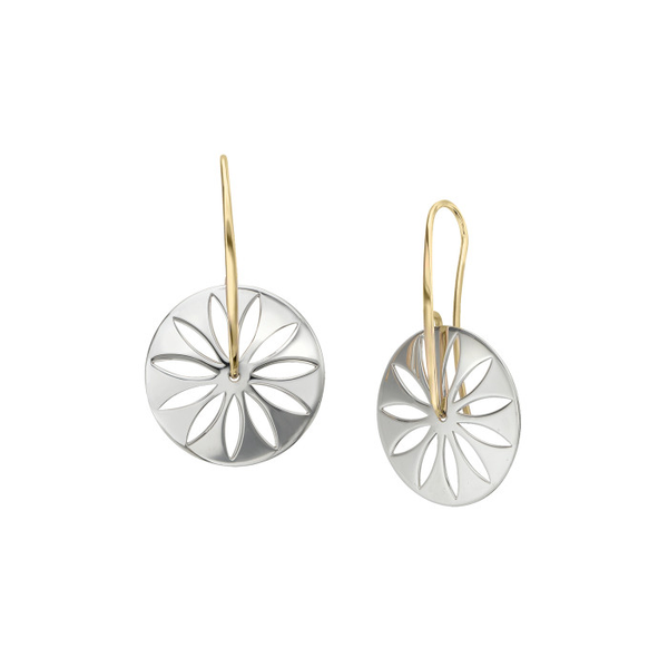 Carnival Sterling Silver and 14K Yellow Gold Earring Diny's Jewelers Middleton, WI