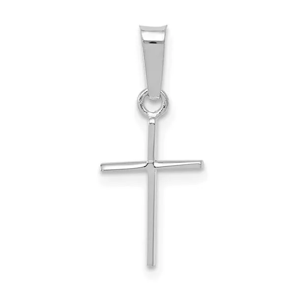 14KW Cross Charm/Pendant Solid Diny's Jewelers Middleton, WI