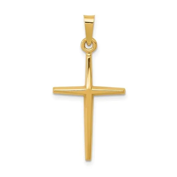 14KY Cross Charm/Pendant 31mm Diny's Jewelers Middleton, WI