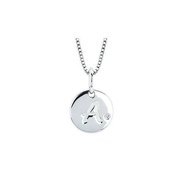 Sterling Silver Letter "A" Charm Diny's Jewelers Middleton, WI
