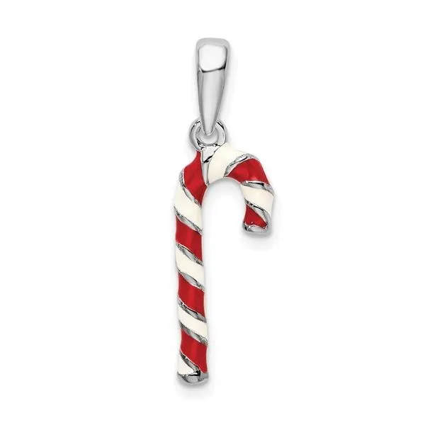 SS Charm Candy Cane 3D Diny's Jewelers Middleton, WI