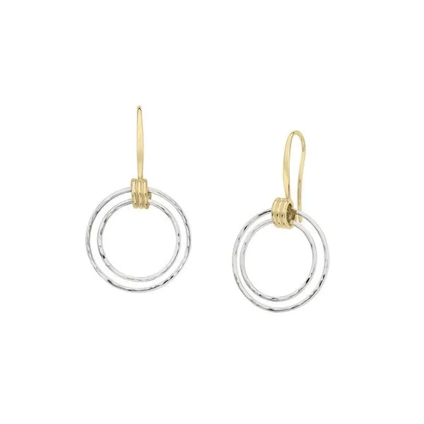 14Kt Yellow Silver Harmony Earrings Diny's Jewelers Middleton, WI