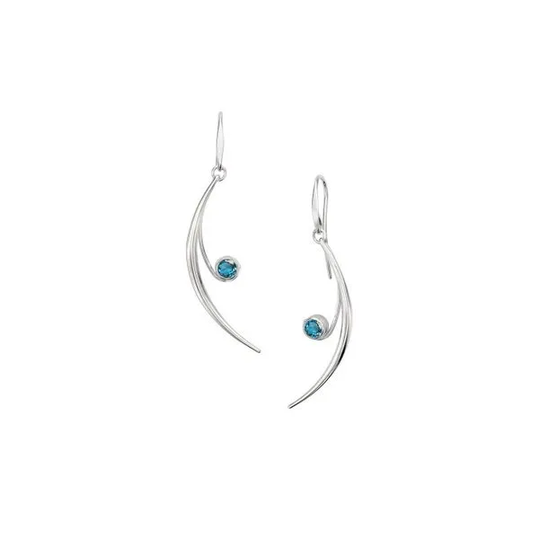 Featherstone Blue Topaz Earrings Diny's Jewelers Middleton, WI