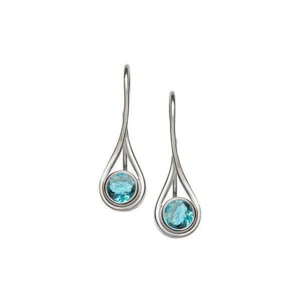Blue Topaz Desire Earrings Diny's Jewelers Middleton, WI