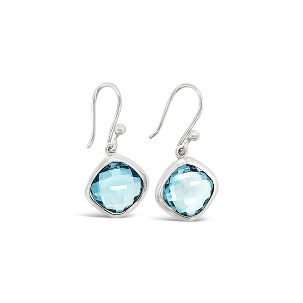 Sterling Silver Blue Topaz Earrings Diny's Jewelers Middleton, WI