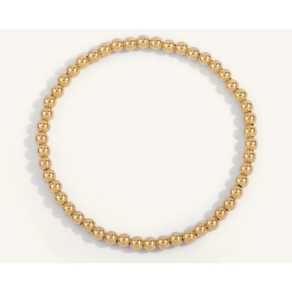 14KT Gold Filled Shine Bright Bead Bracelet Diny's Jewelers Middleton, WI