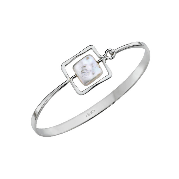 Sterling Silver Zenith Bracelet with Pearl Diny's Jewelers Middleton, WI