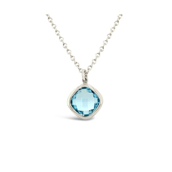Sterling Silver Blue Topaz Necklace Diny's Jewelers Middleton, WI