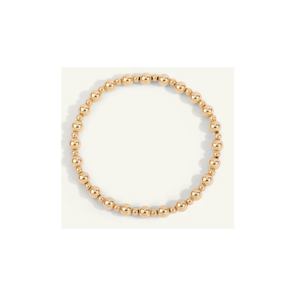 Dee Berkley 14KT Gold Filled Brac 2 & 4MM Bead Diny's Jewelers Middleton, WI