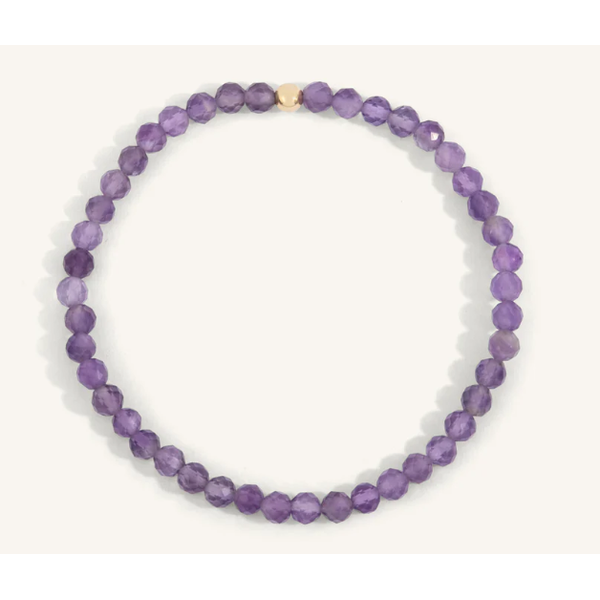 Amethyst Birthstone Bead 4MM Brac Dee Berkley Diny's Jewelers Middleton, WI