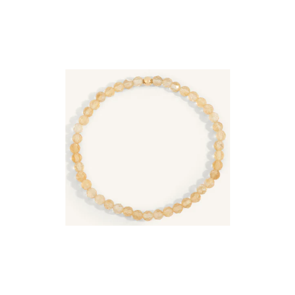 Citrine Bead Brac 4MM Dee Berkley Diny's Jewelers Middleton, WI