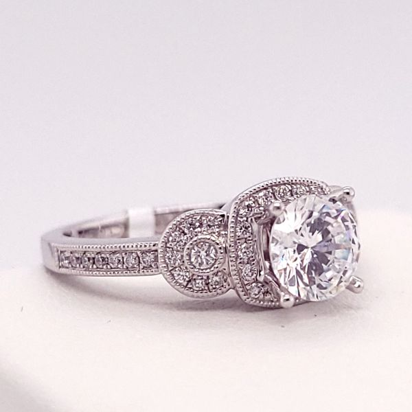 Diamond Engagement Ring Image 3 Dolabany Jewelers Westwood, MA