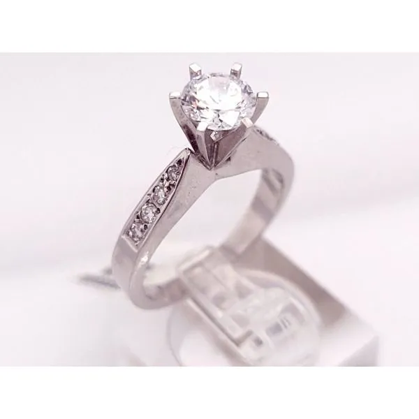 Diamond Engagement Ring Dolabany Jewelers Westwood, MA