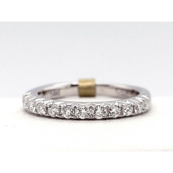 Women's Diamond Wedding Band Image 2 Dolabany Jewelers Westwood, MA