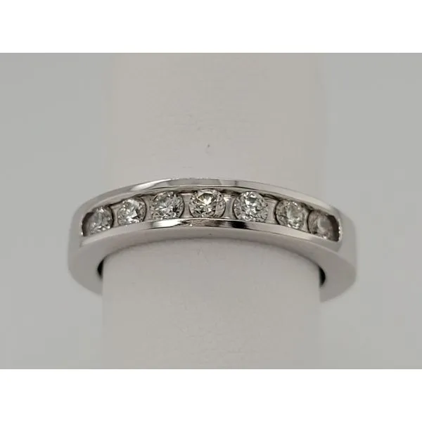 Women's Diamond Wedding Band Image 3 Dolabany Jewelers Westwood, MA
