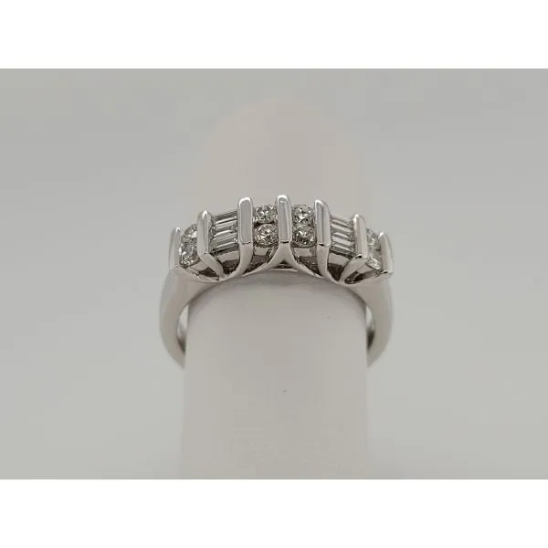 Women's Diamond Wedding Band Image 3 Dolabany Jewelers Westwood, MA