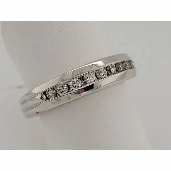 Women's Diamond Wedding Band Image 3 Dolabany Jewelers Westwood, MA