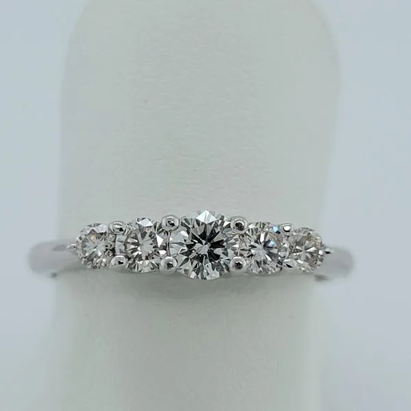 Women's Diamond Wedding Band Image 2 Dolabany Jewelers Westwood, MA