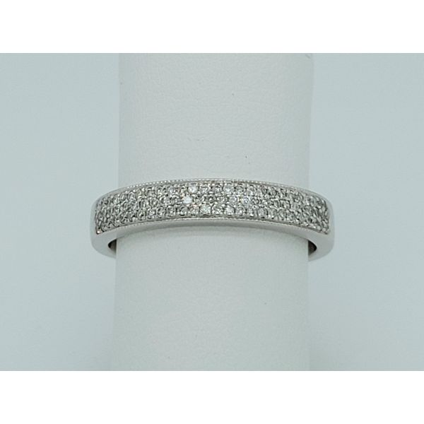 Women's Diamond Wedding Band Image 2 Dolabany Jewelers Westwood, MA