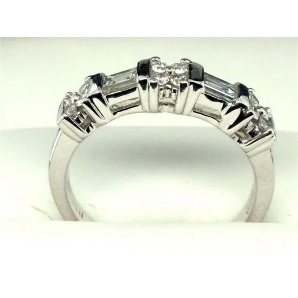 Women's Diamond Wedding Band Image 3 Dolabany Jewelers Westwood, MA