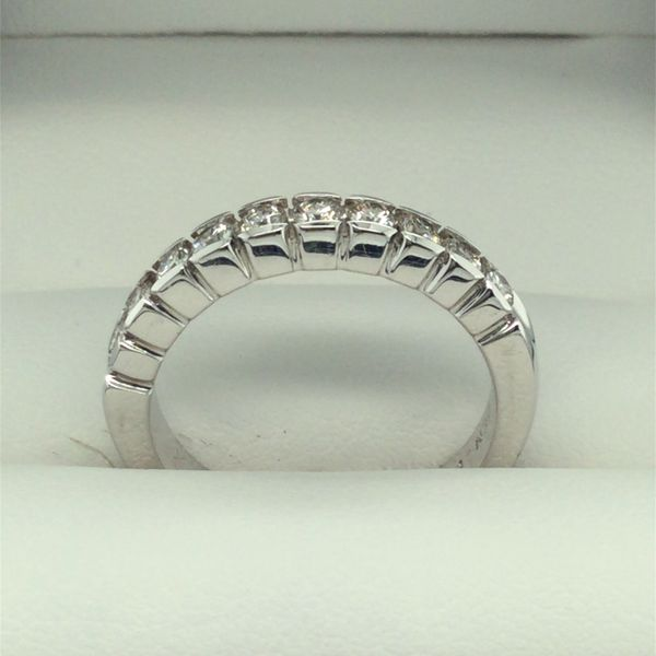 Women's Diamond Wedding Band Image 2 Dolabany Jewelers Westwood, MA