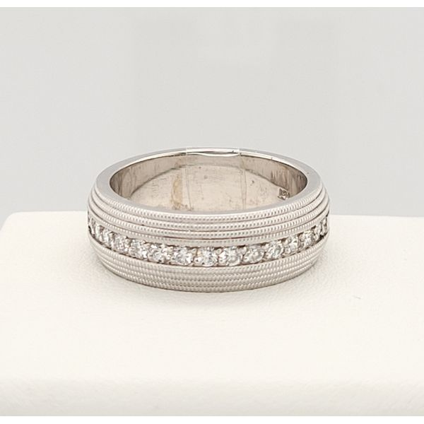 Women's Diamond Wedding Band Image 2 Dolabany Jewelers Westwood, MA