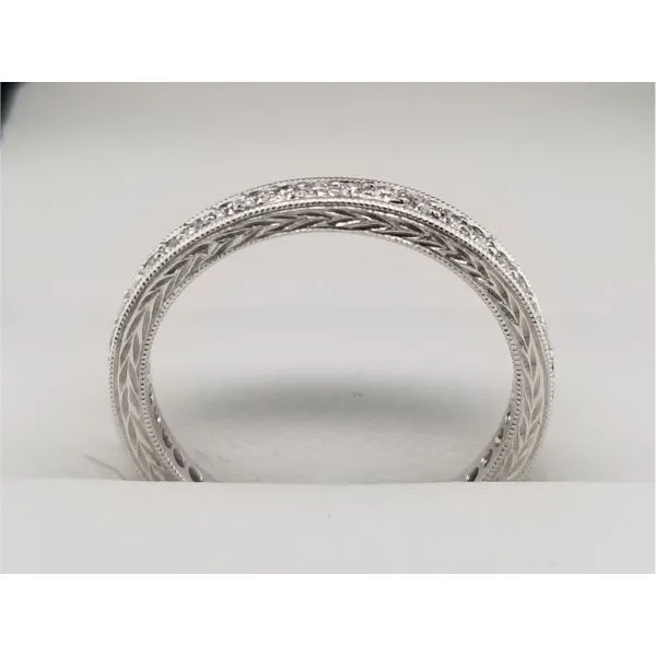 Women's Diamond Wedding Band Image 3 Dolabany Jewelers Westwood, MA