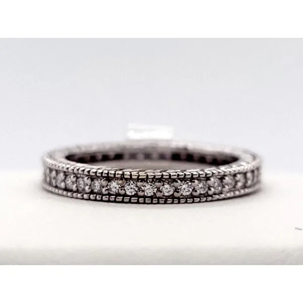 Women's Diamond Wedding Band Image 2 Dolabany Jewelers Westwood, MA