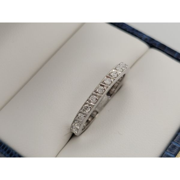 Women's Diamond Wedding Band Image 2 Dolabany Jewelers Westwood, MA