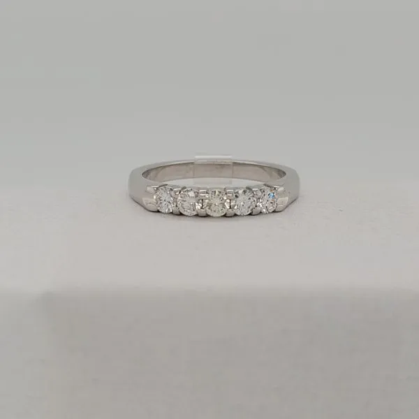 Women's Diamond Wedding Band Image 2 Dolabany Jewelers Westwood, MA