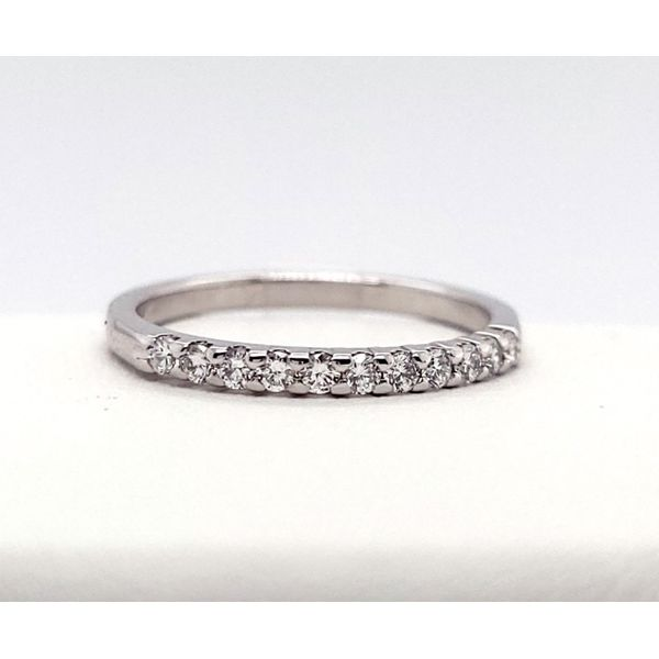 Women's Diamond Wedding Band Image 2 Dolabany Jewelers Westwood, MA