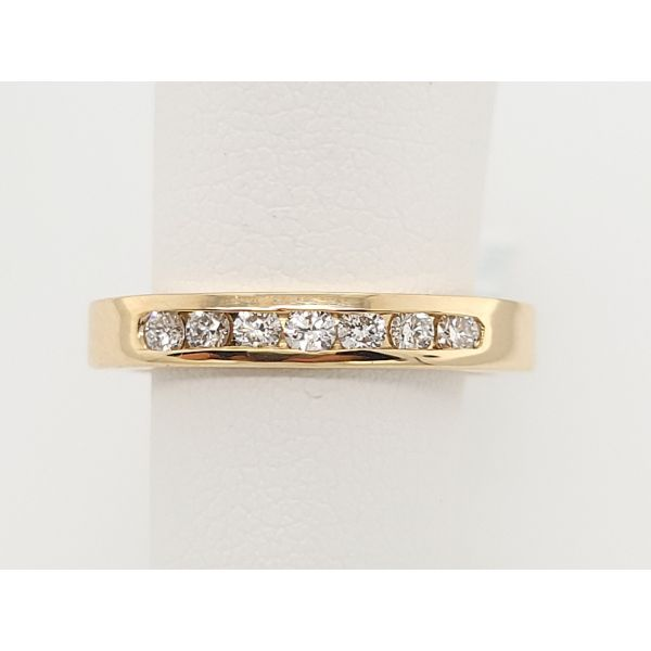 Women's Diamond Wedding Band Image 2 Dolabany Jewelers Westwood, MA