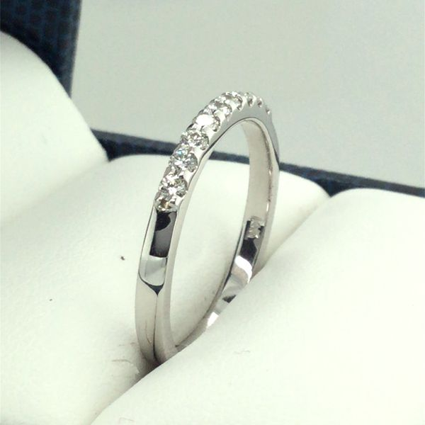 Women's Diamond Wedding Band Image 3 Dolabany Jewelers Westwood, MA