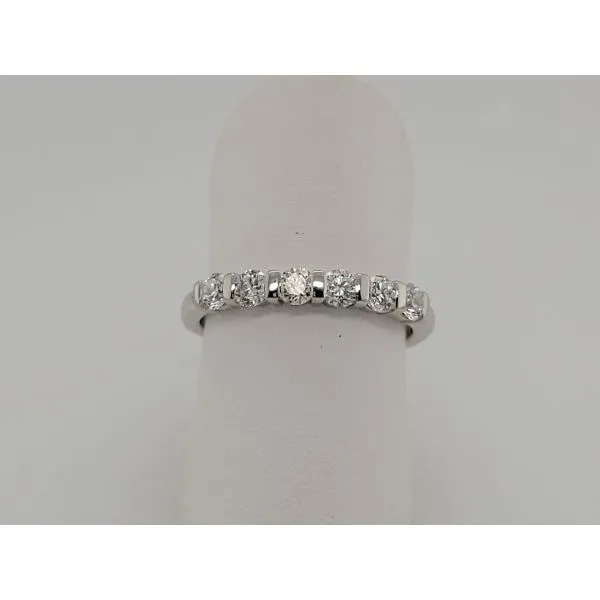 Women's Diamond Wedding Band Image 2 Dolabany Jewelers Westwood, MA