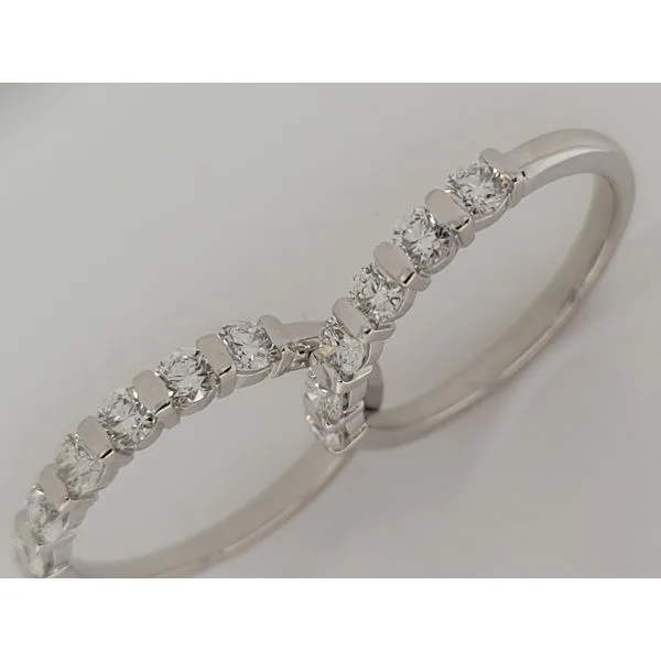 Women's Diamond Wedding Band Image 4 Dolabany Jewelers Westwood, MA