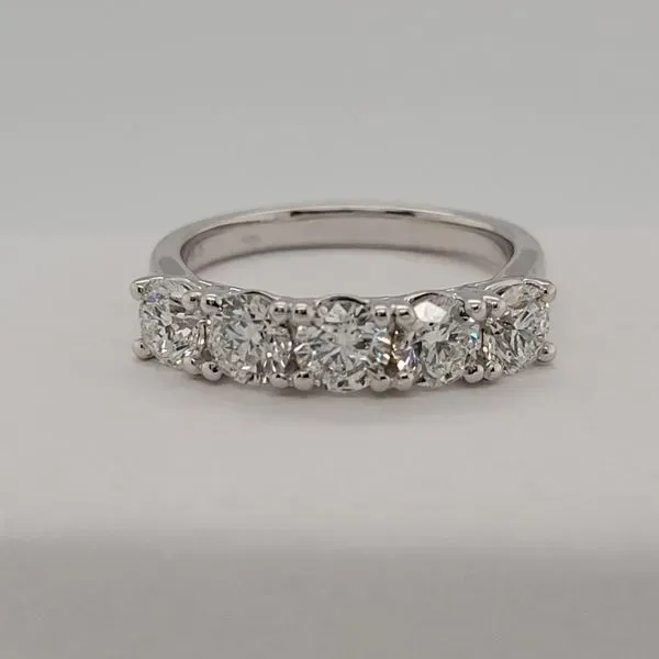 Women's Diamond Wedding Band Image 2 Dolabany Jewelers Westwood, MA