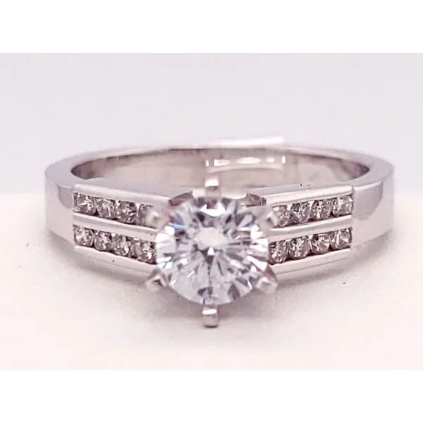 Diamond Semi-Mount Ring Image 2 Dolabany Jewelers Westwood, MA