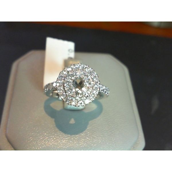 Diamond Semi-Mount Ring Dolabany Jewelers Westwood, MA