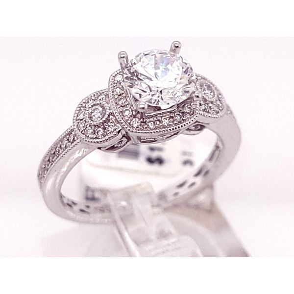 Diamond Semi-Mount Ring Dolabany Jewelers Westwood, MA