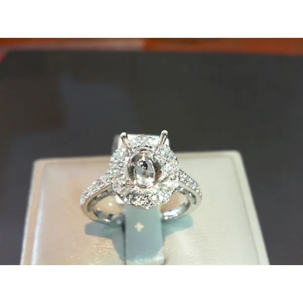Diamond Semi-Mount Ring Dolabany Jewelers Westwood, MA