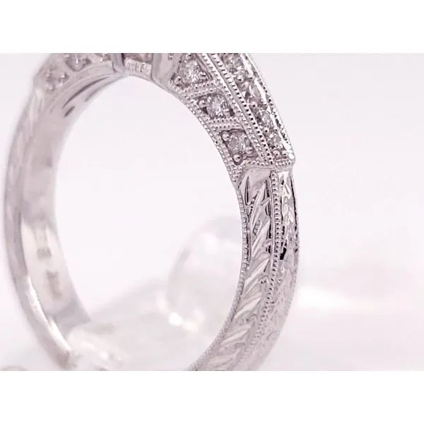 Diamond Semi-Mount Ring Image 3 Dolabany Jewelers Westwood, MA