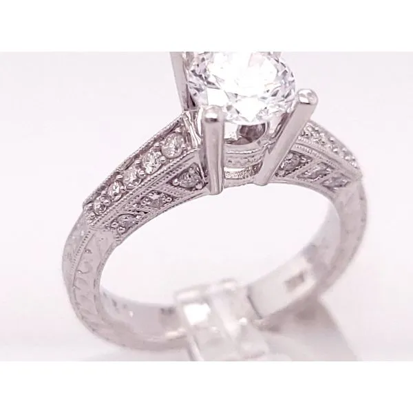 Diamond Semi-Mount Ring Dolabany Jewelers Westwood, MA