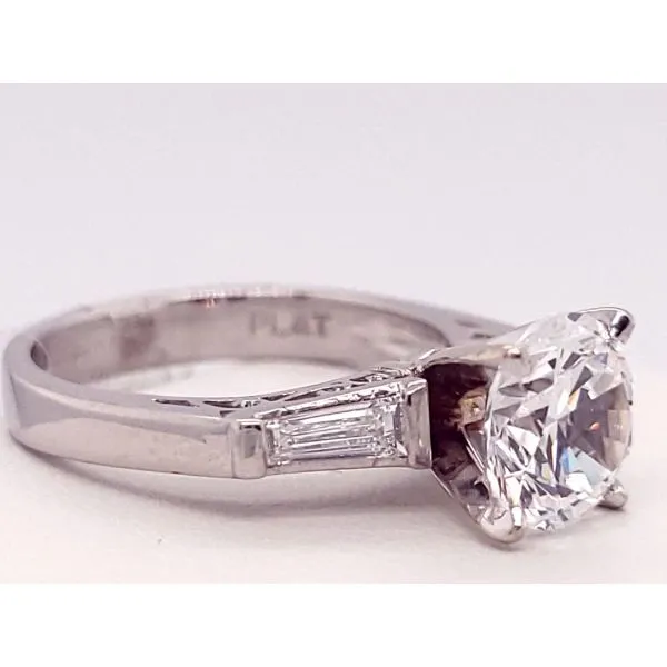 Diamond Semi-Mount Ring Image 3 Dolabany Jewelers Westwood, MA