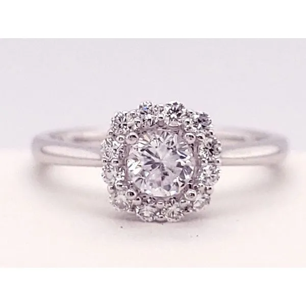 Diamond Semi-Mount Ring Image 2 Dolabany Jewelers Westwood, MA