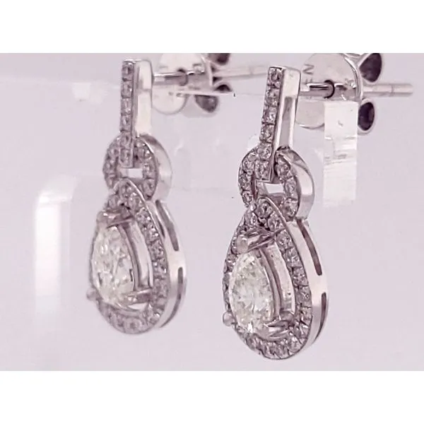 Diamond Earring Image 2 Dolabany Jewelers Westwood, MA