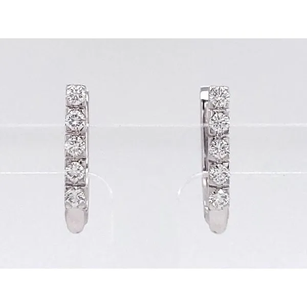 Diamond Earring Image 2 Dolabany Jewelers Westwood, MA